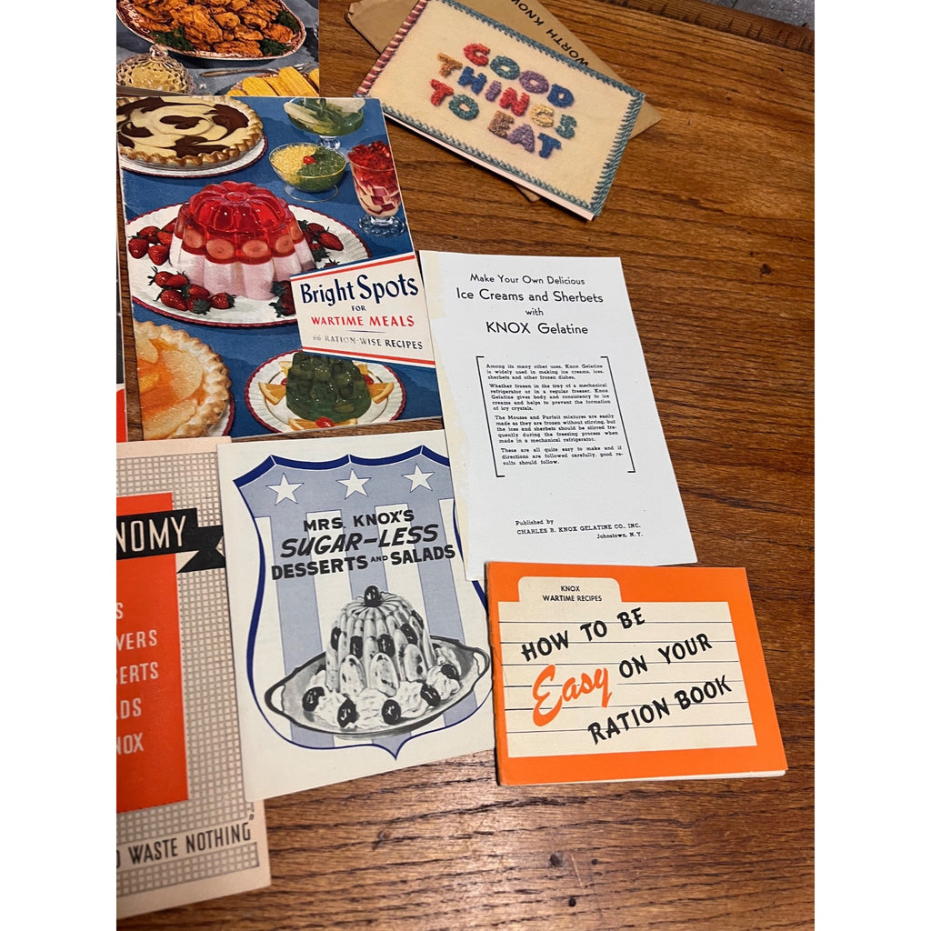 WWII Homefront - Victory Gardens, Food, Recipes, Rationing; Wartime Cook Books