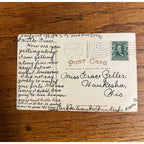 Vintage 1908 Danforth Lock Oconomowoc Wisconsin Wis Original Postcard WI
