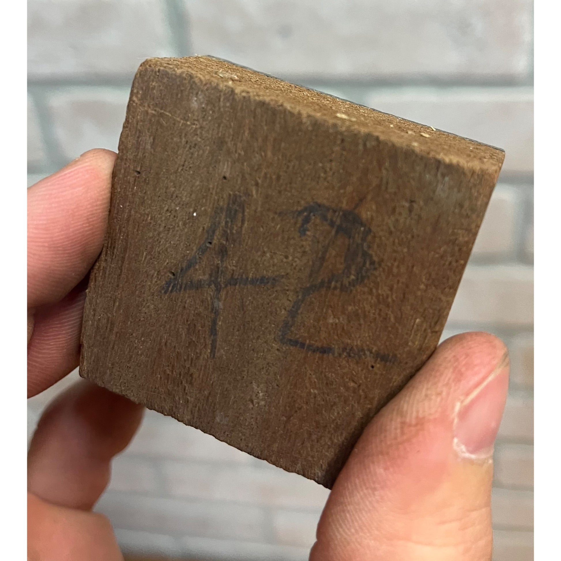 Vintage Letterpress Printing Block Old King Coal Advertising Copper