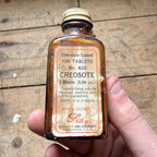 Antique Eli Lilly Creosote Tablets Drug Store Pharmacy Bottle Indianapolis