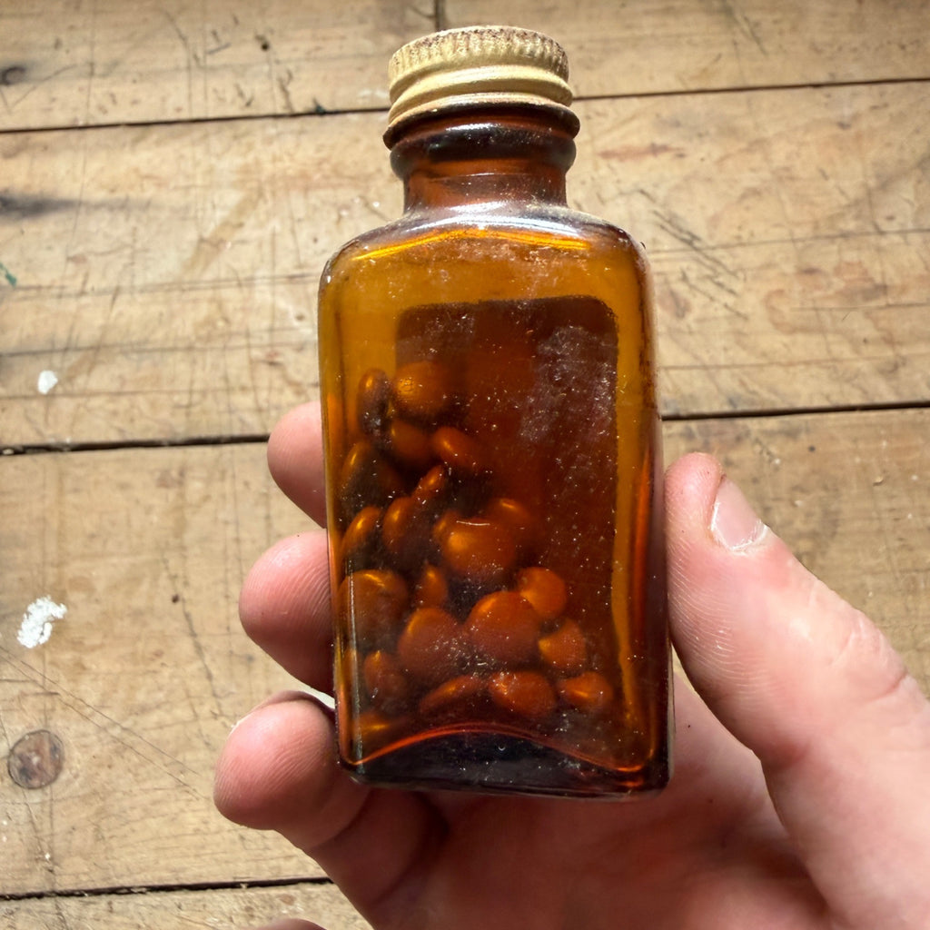 Antique Eli Lilly Creosote Tablets Drug Store Pharmacy Bottle Indianapolis