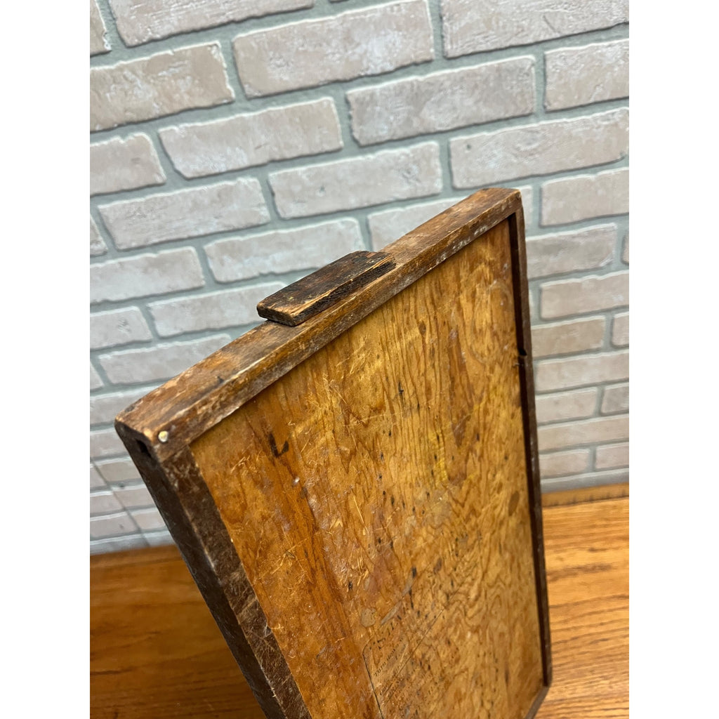 Vintage 1920s Sharp's Shooter Marble Pinball Table Top Game Wooden