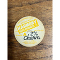 Milk Cap Harmony Dairy 2% Charm Racine, Wis WI Wisconsin
