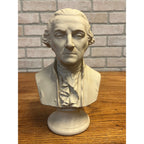 Vintage George Washington Presidential Bust Statue Sculpture Plaster President Patriotic