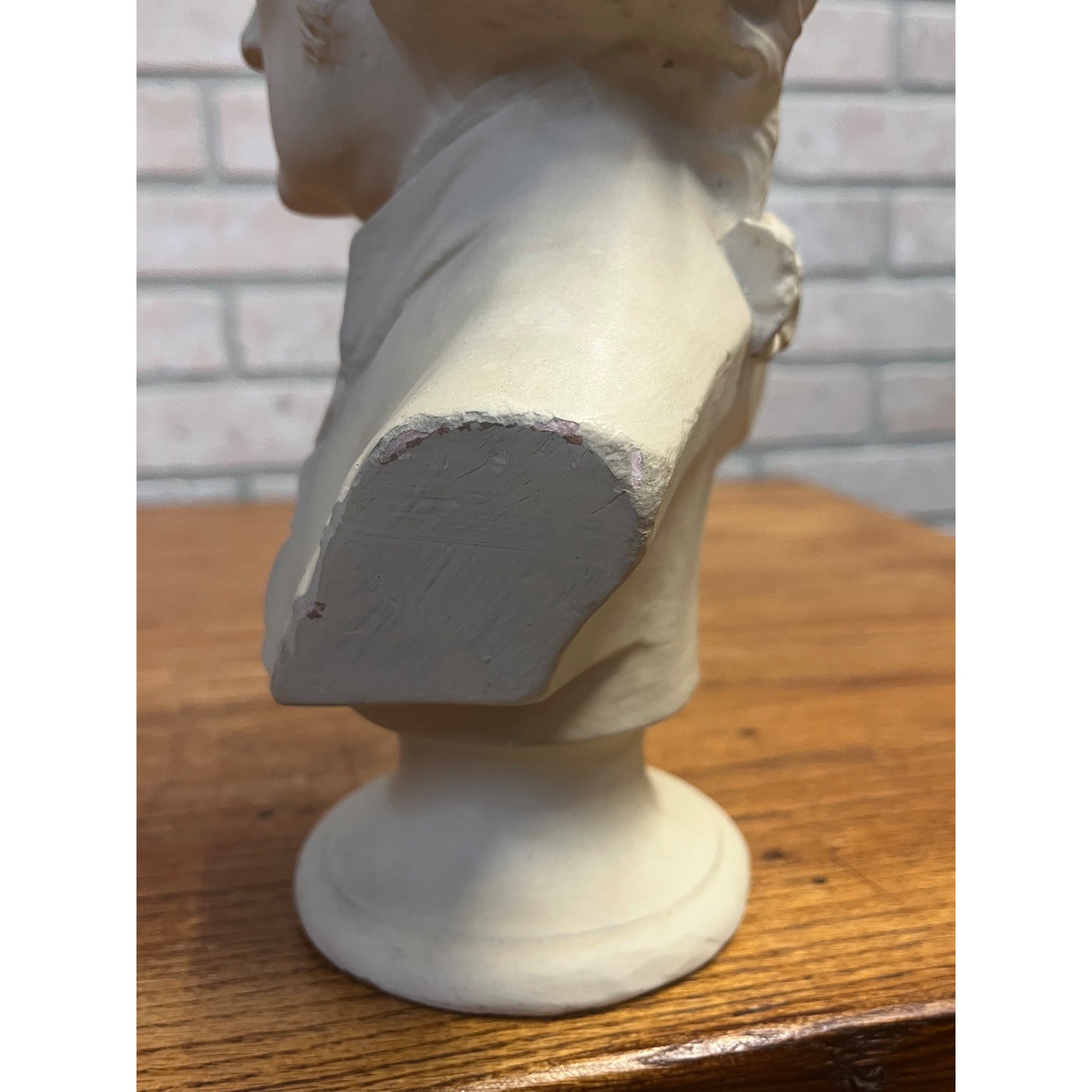 Vintage George Washington Presidential Bust Statue Sculpture Plaster President Patriotic
