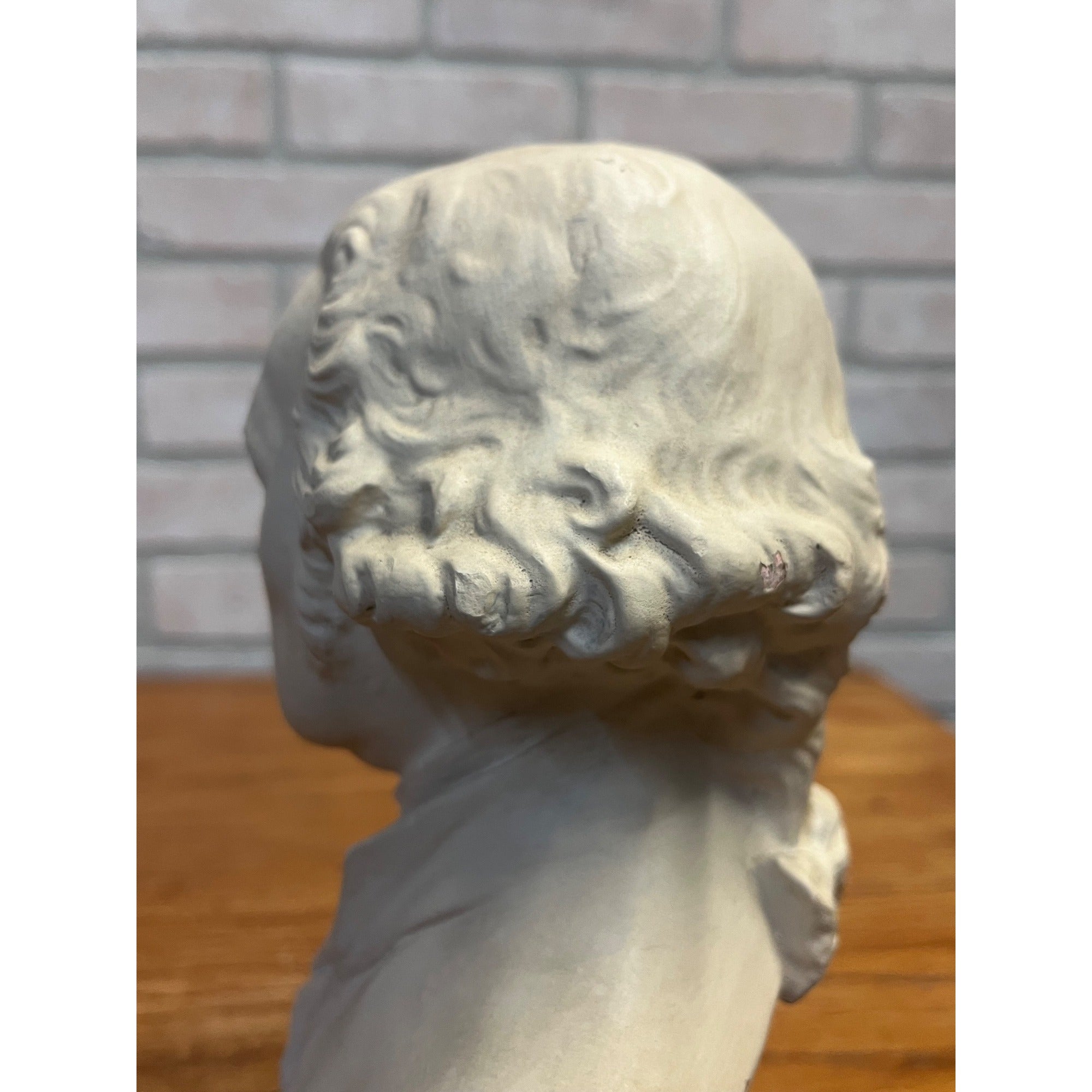 Vintage George Washington Presidential Bust Statue Sculpture Plaster President Patriotic