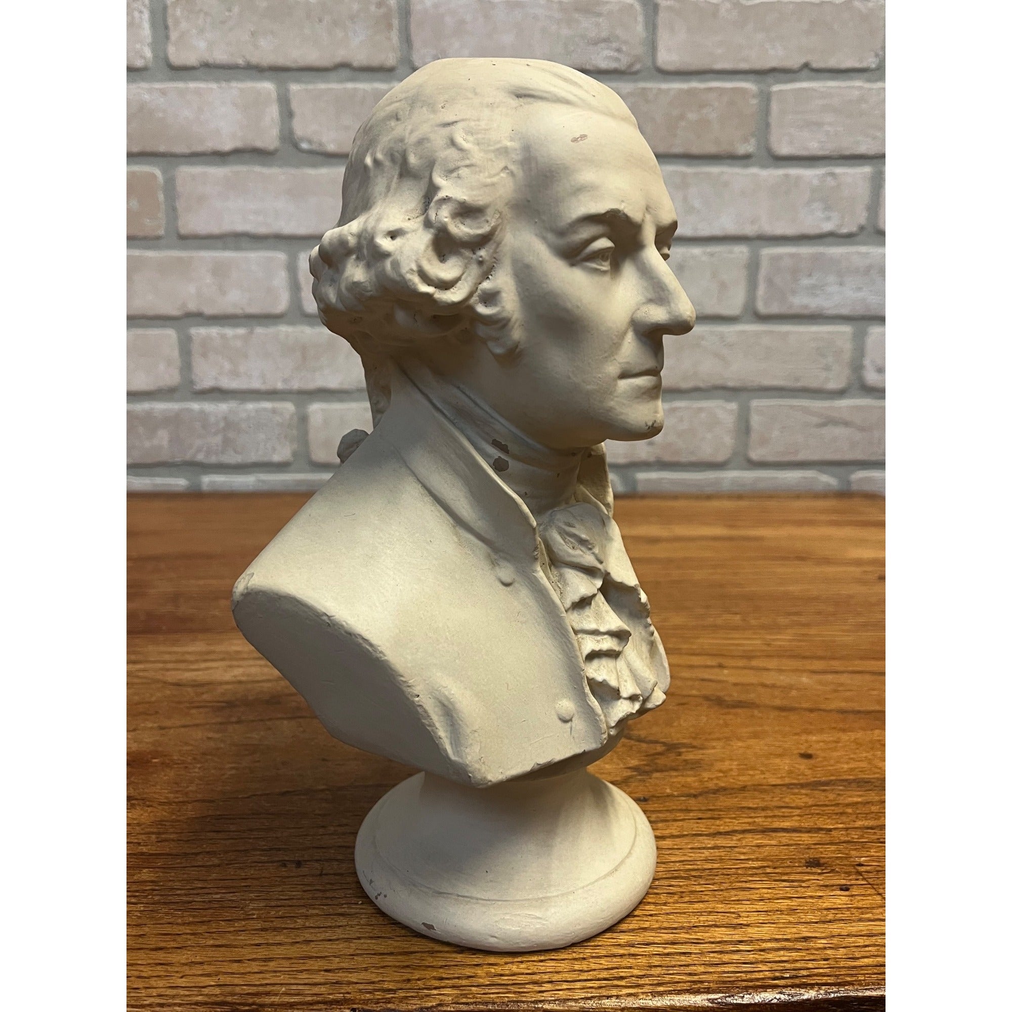 Vintage George Washington Presidential Bust Statue Sculpture Plaster President Patriotic