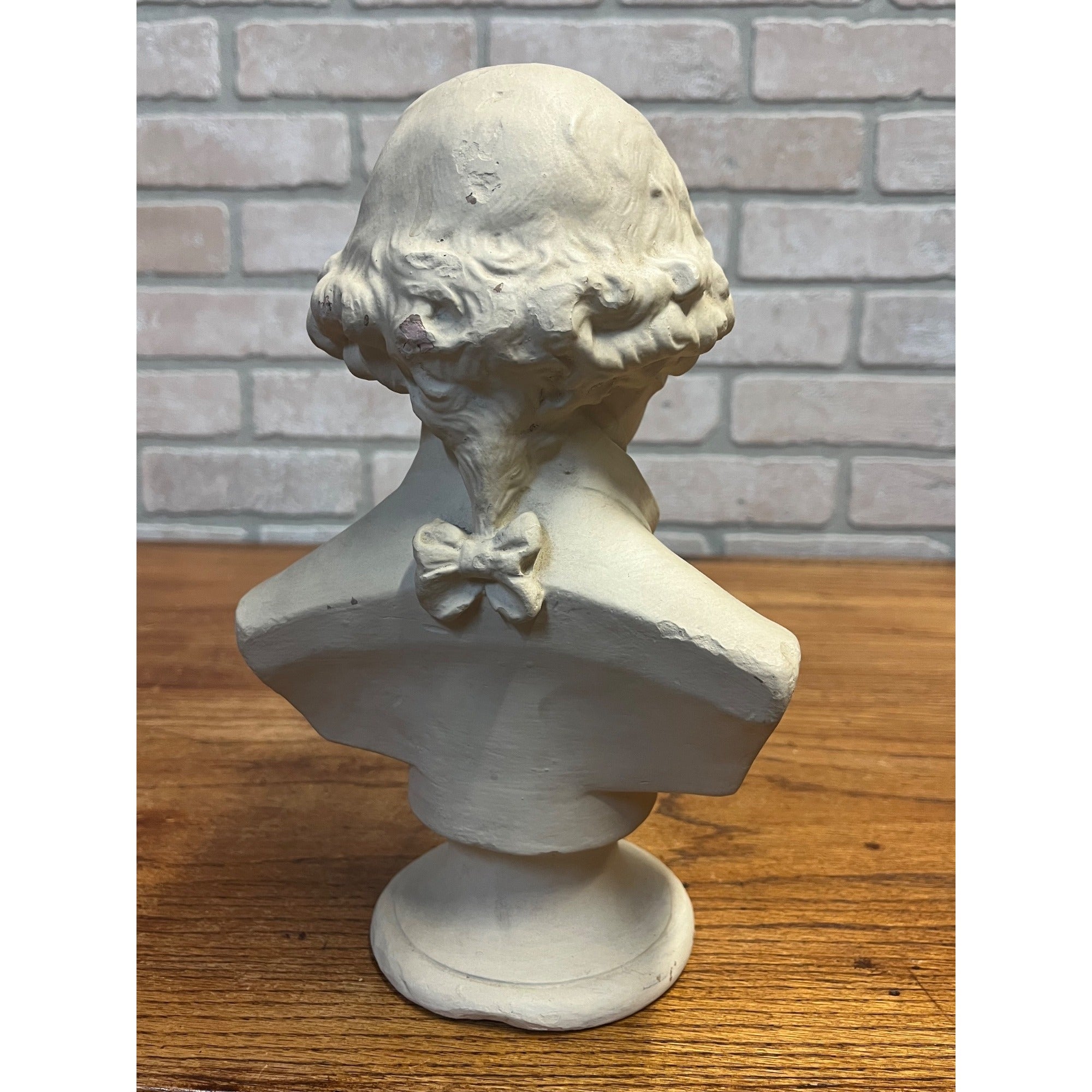 Vintage George Washington Presidential Bust Statue Sculpture Plaster President Patriotic