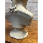 Vintage George Washington Presidential Bust Statue Sculpture Plaster President Patriotic