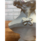 Vintage George Washington Presidential Bust Statue Sculpture Plaster President Patriotic