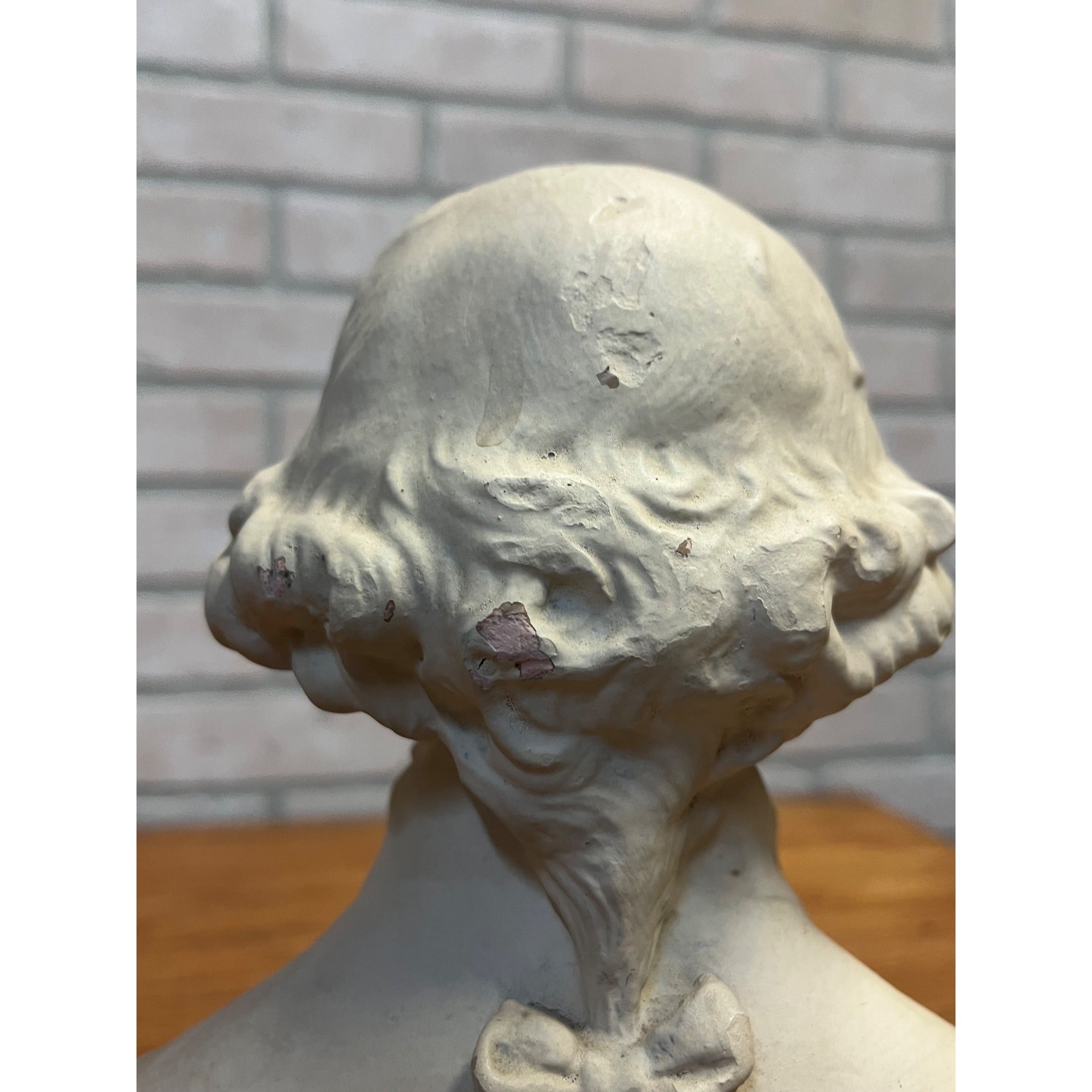Vintage George Washington Presidential Bust Statue Sculpture Plaster President Patriotic