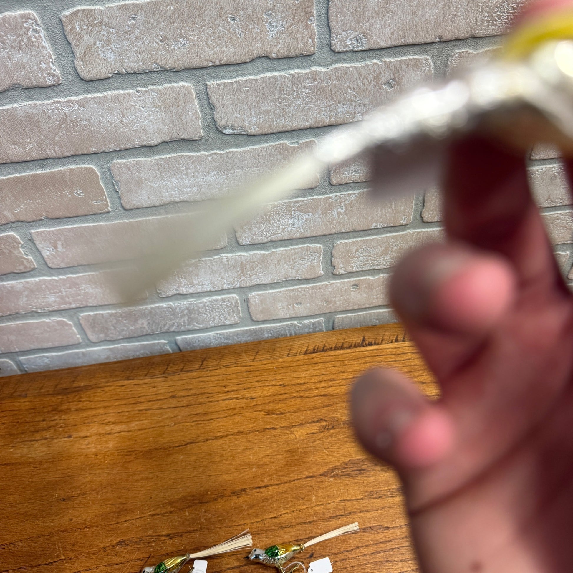 Vintage Christmas Tree Clip on Birds Mercury Glass Japan Christmas Ornament  Lot