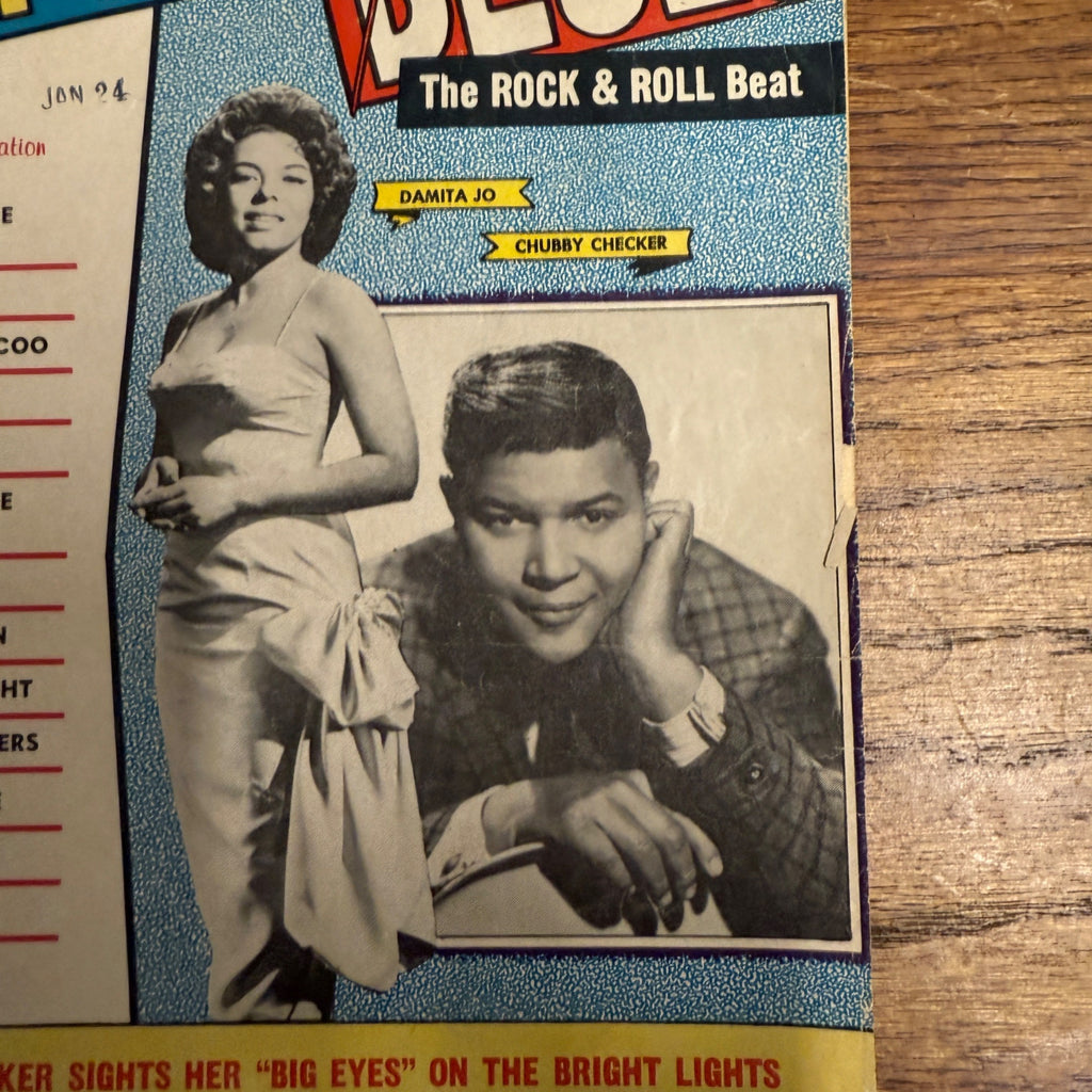 April 1961 Rhythm and Blues Song Hits Magazine Chubby Checker Isley Brothers
