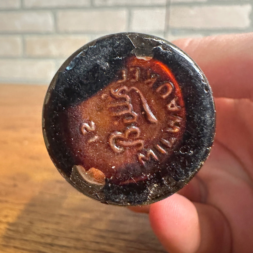 Rare Pepsi Cola Mini Bottle 1930's 1940's Double Dot Litho Cap Soda Salt Shaker