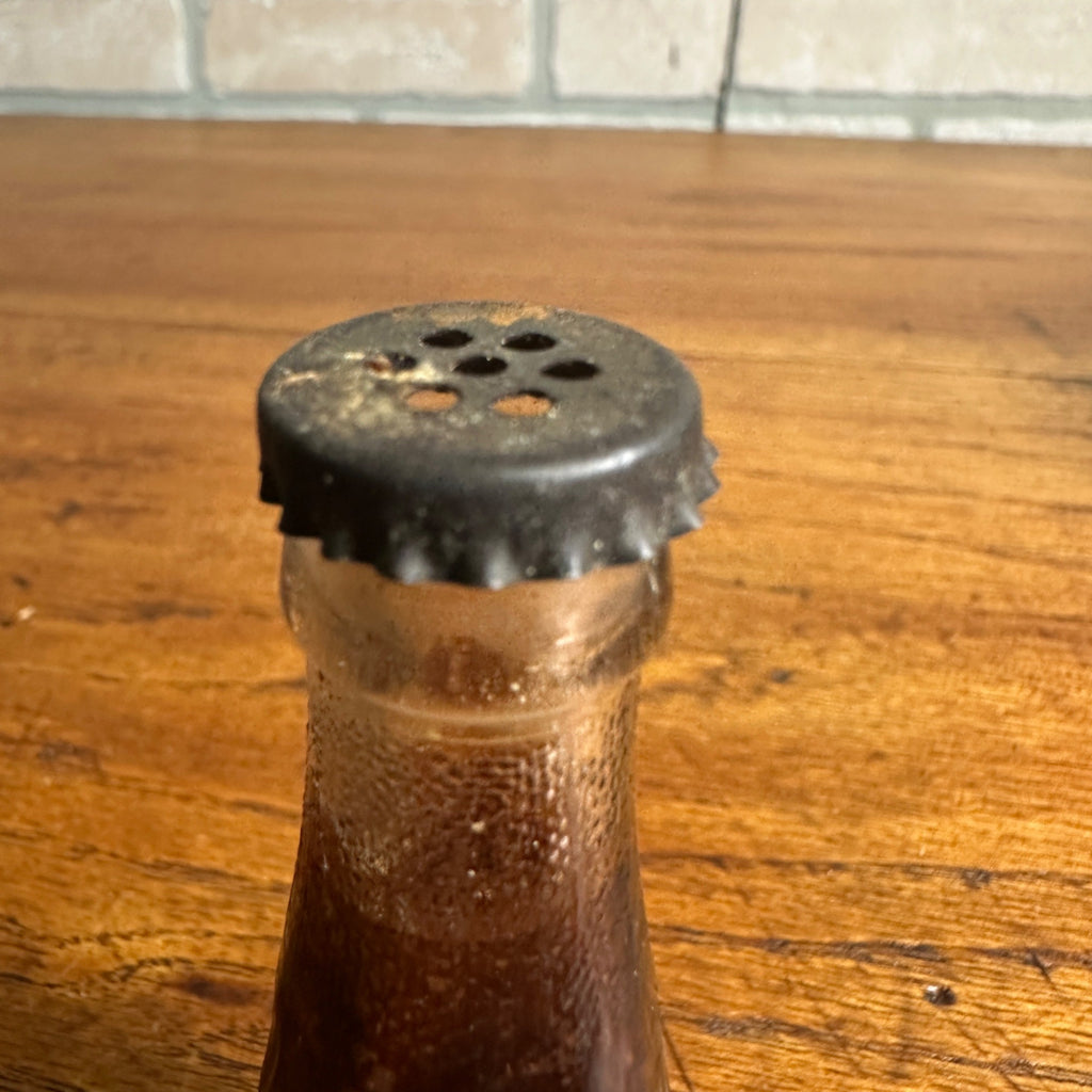 Rare Pepsi Cola Mini Bottle 1930's 1940's Double Dot Litho Cap Soda Salt Shaker