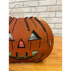 Vintage 1950s Halloween Jack o' Lantern JOL 2-Sided Cardboard Dolly Toy Co.