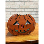 Vintage 1950s Halloween Jack o' Lantern JOL 2-Sided Cardboard Dolly Toy Co.