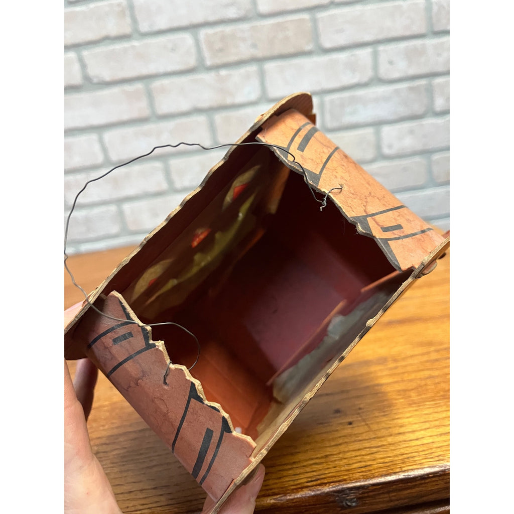 Vintage 1950s Halloween Jack o' Lantern JOL 2-Sided Cardboard Dolly Toy Co.