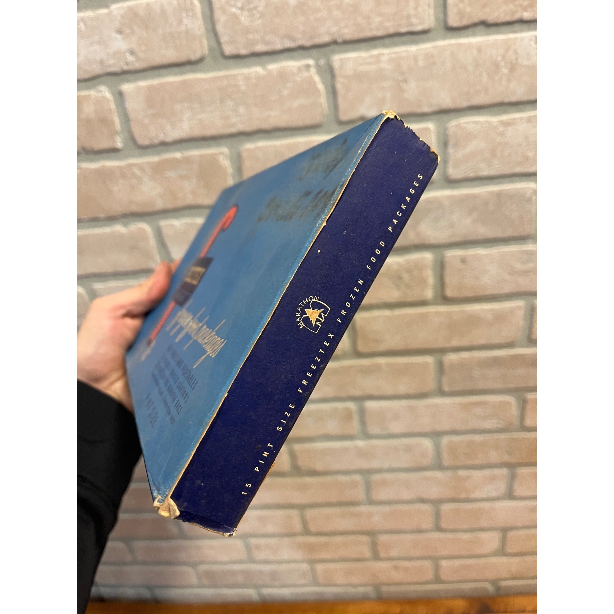 Vintage 1940s Freetex Frozen Food Packages NOS Box Sealed Film Prop Advertising