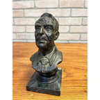 Vintage Peter Helck Bronze Bust Larry Braun Meadow Brook Concours Racing Trophy