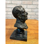 Vintage Peter Helck Bronze Bust Larry Braun Meadow Brook Concours Racing Trophy