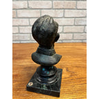 Vintage Peter Helck Bronze Bust Larry Braun Meadow Brook Concours Racing Trophy