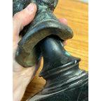 Vintage Peter Helck Bronze Bust Larry Braun Meadow Brook Concours Racing Trophy