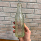 Vintage Crystal Springs Bottling Co Sheboygan Wisconsin Embossed Soda Bottle 7oz