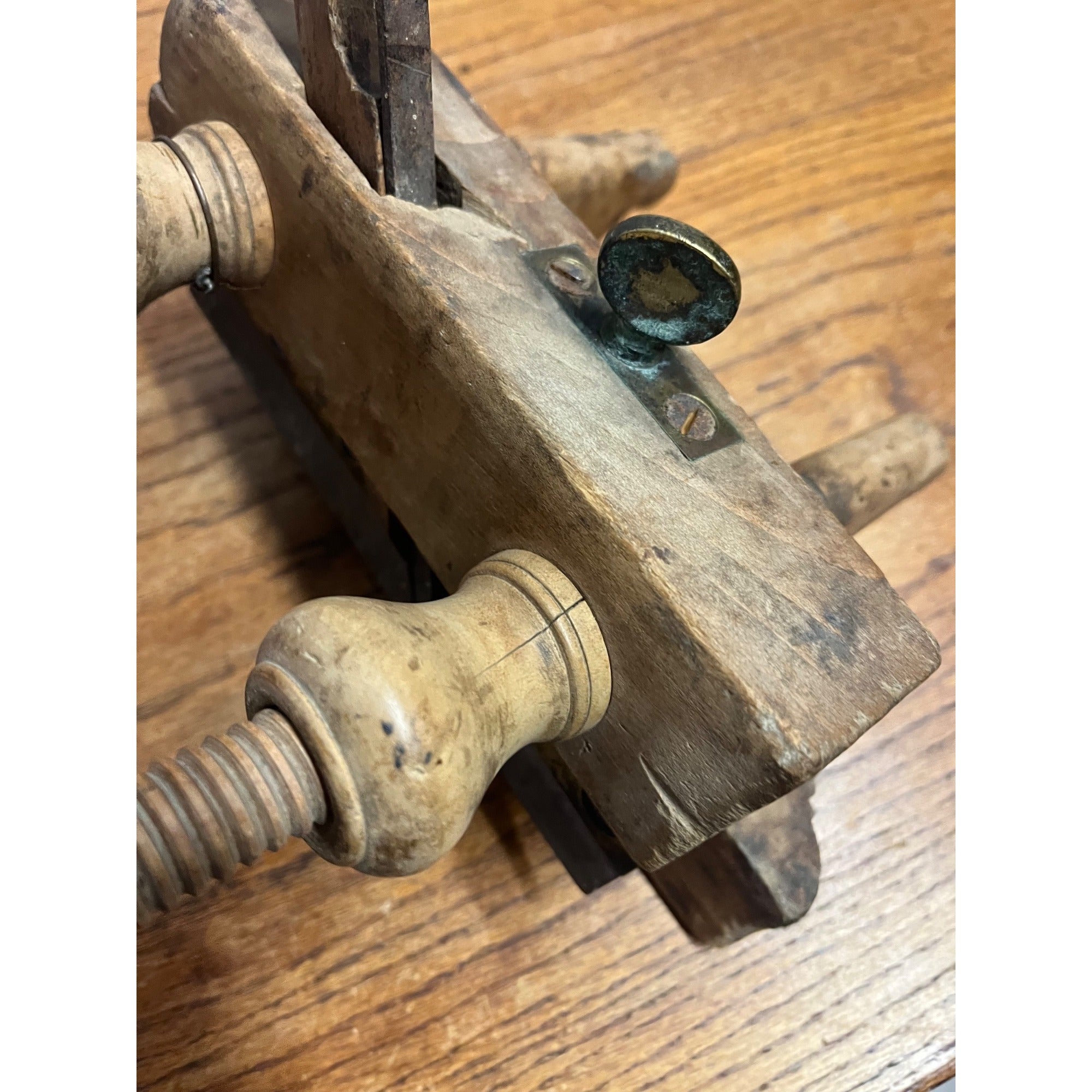 Antique Wood Plow Plane William Way. New York Woodworking Tool 1840s