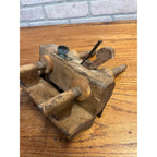 Antique Wood Plow Plane William Way. New York Woodworking Tool 1840s