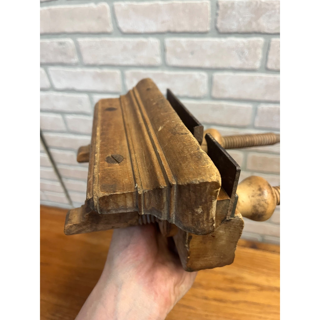 Antique Wood Plow Plane William Way. New York Woodworking Tool 1840s