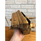 Antique Wood Plow Plane William Way. New York Woodworking Tool 1840s