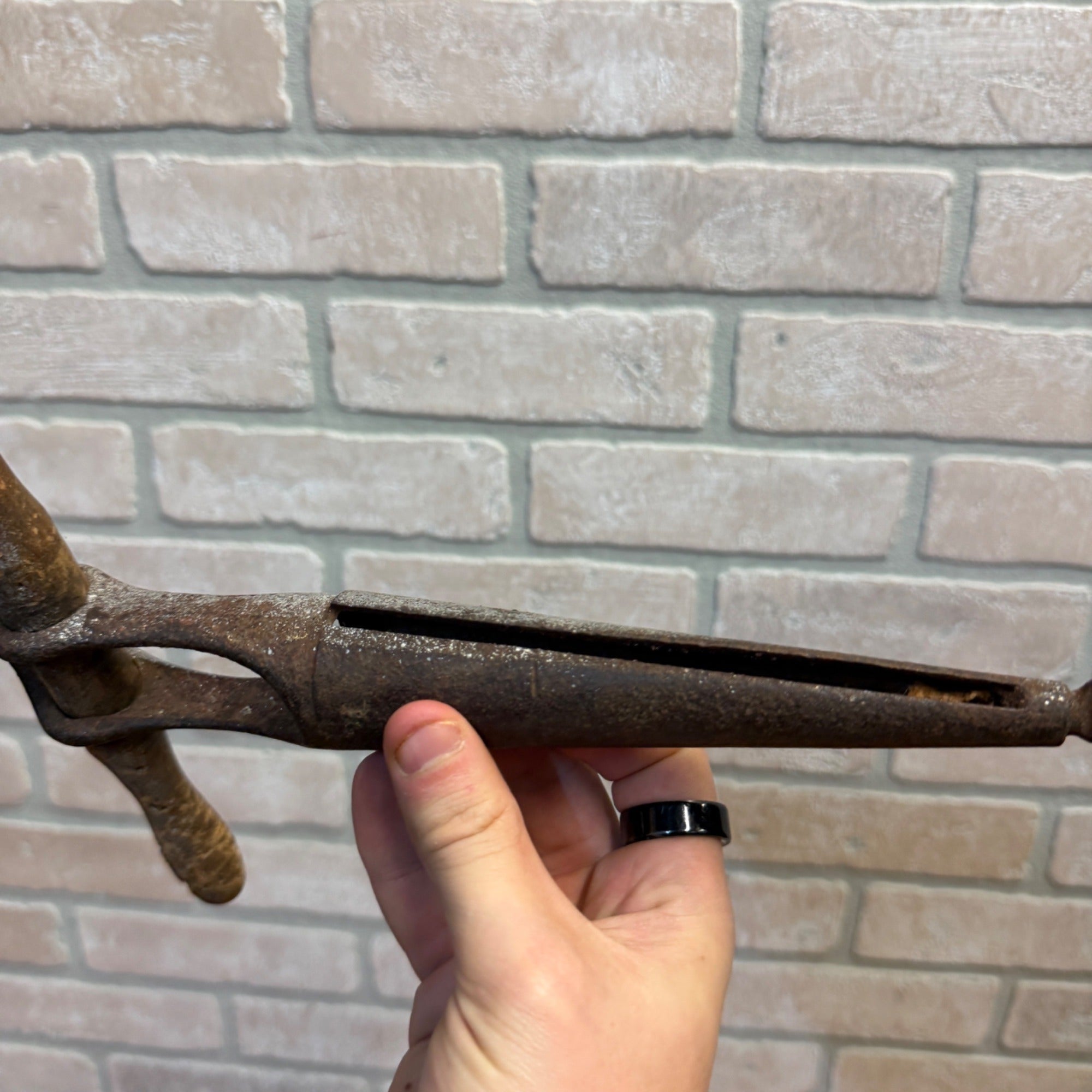 Vintage Hand Tool T-Handle Bung Hole Auger For Barrel or Keg Drilling Primitive Decor Distillery Winery