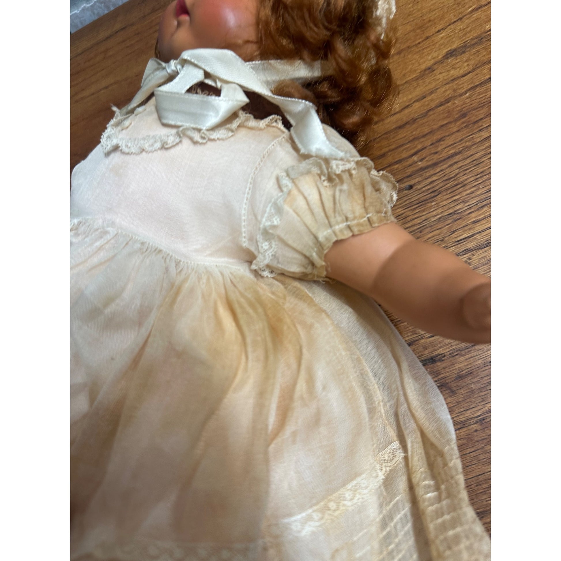 Vintage Madame Alexander Mama Crier Doll Red Hair 18"