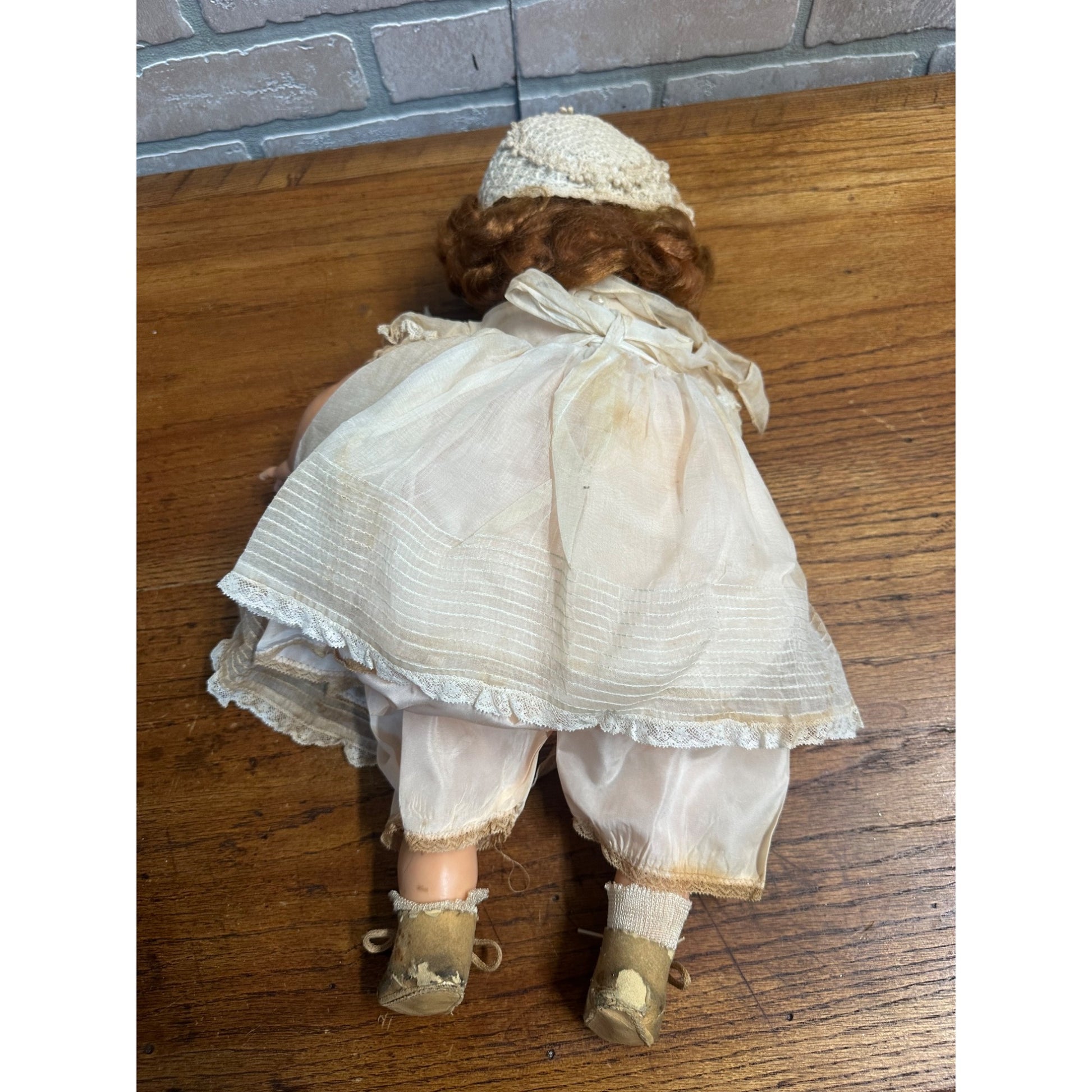 Vintage Madame Alexander Mama Crier Doll Red Hair 18"