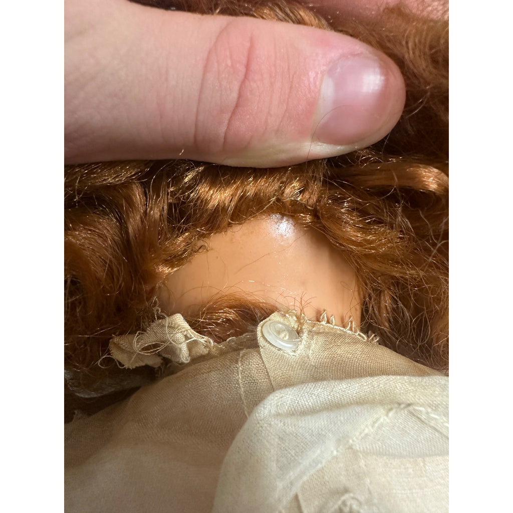 Vintage Madame Alexander Mama Crier Doll Red Hair 18"