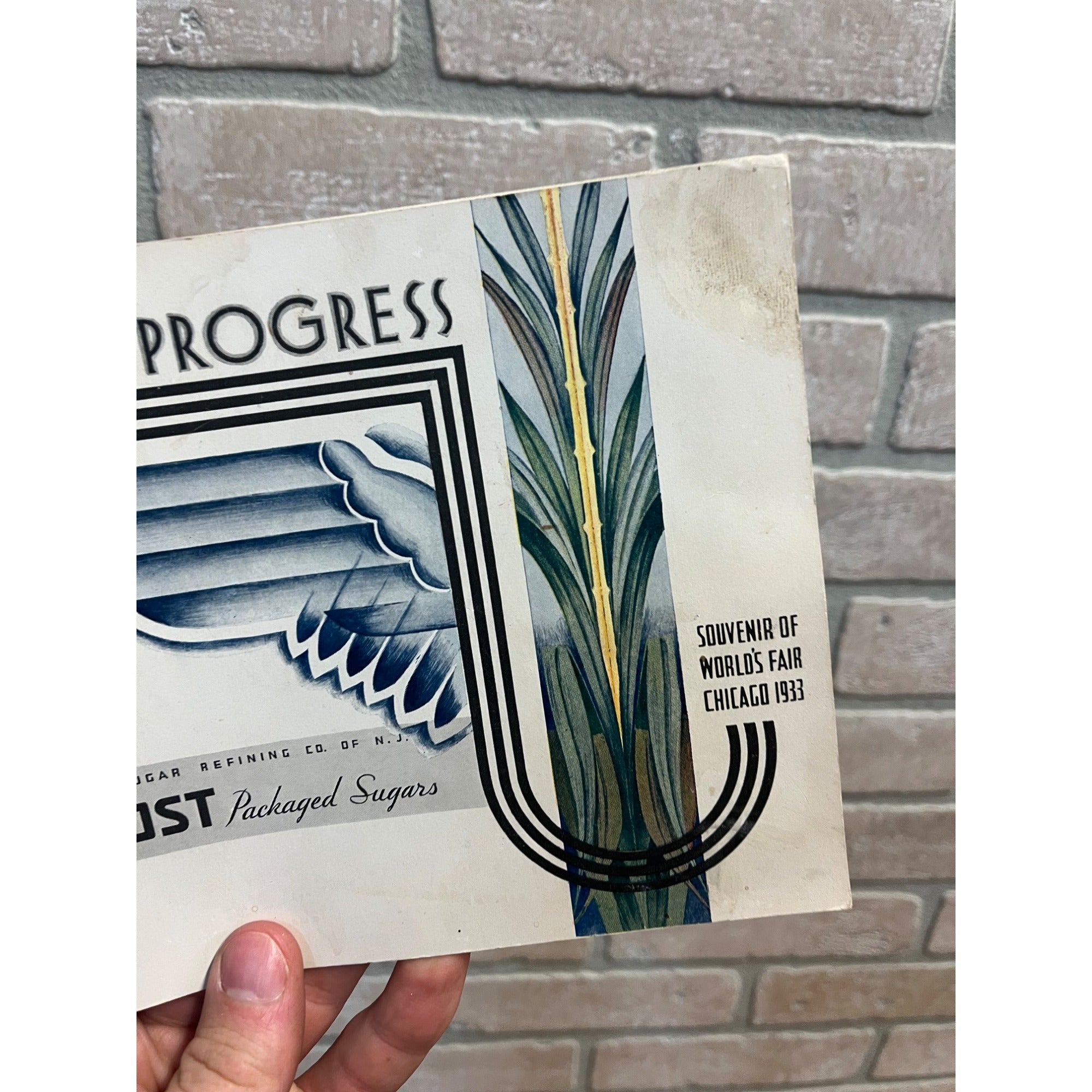 Century of Progress Souvenir Book World's Fair Chicago 1934 Jack Frost Sugar Booklet