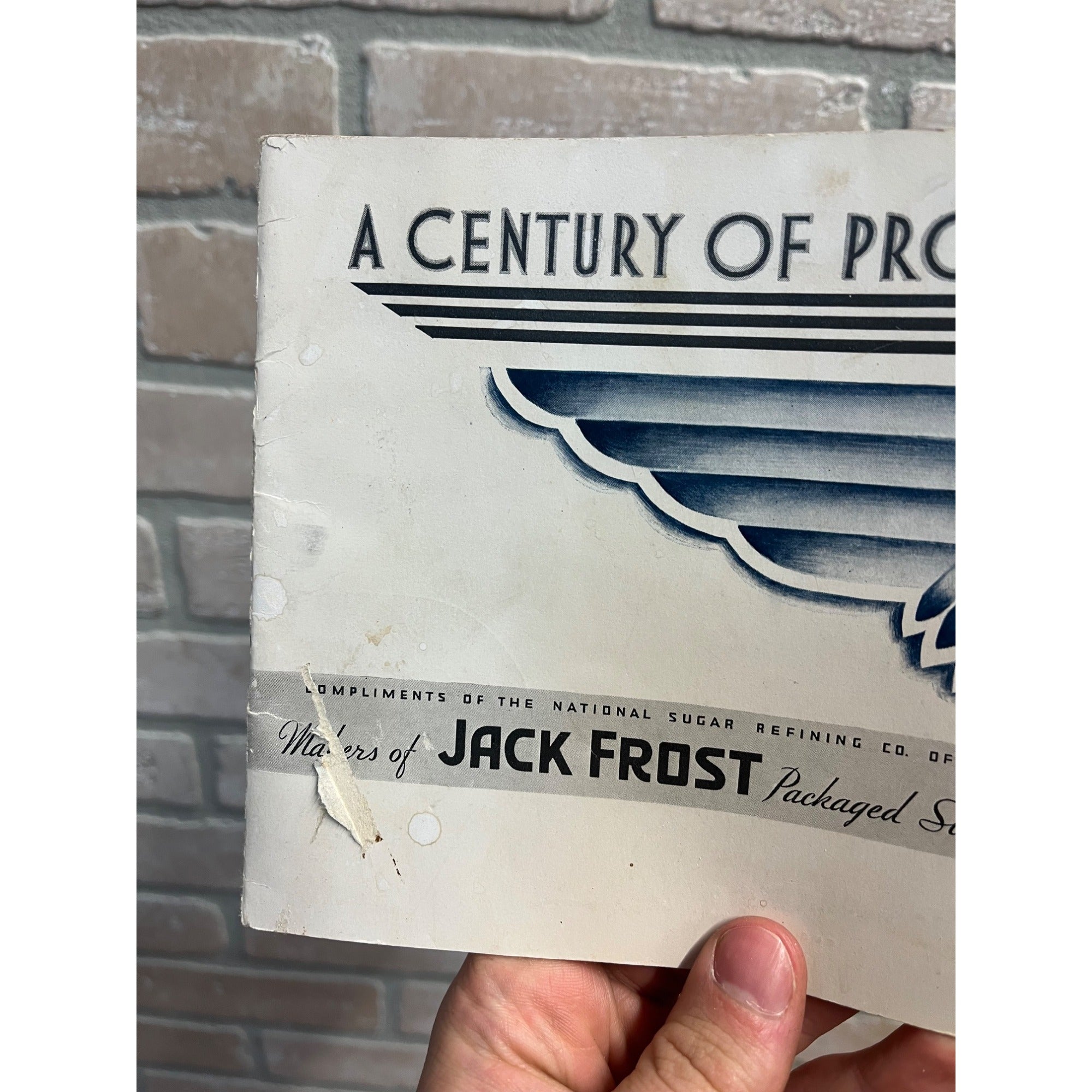 Century of Progress Souvenir Book World's Fair Chicago 1934 Jack Frost Sugar Booklet