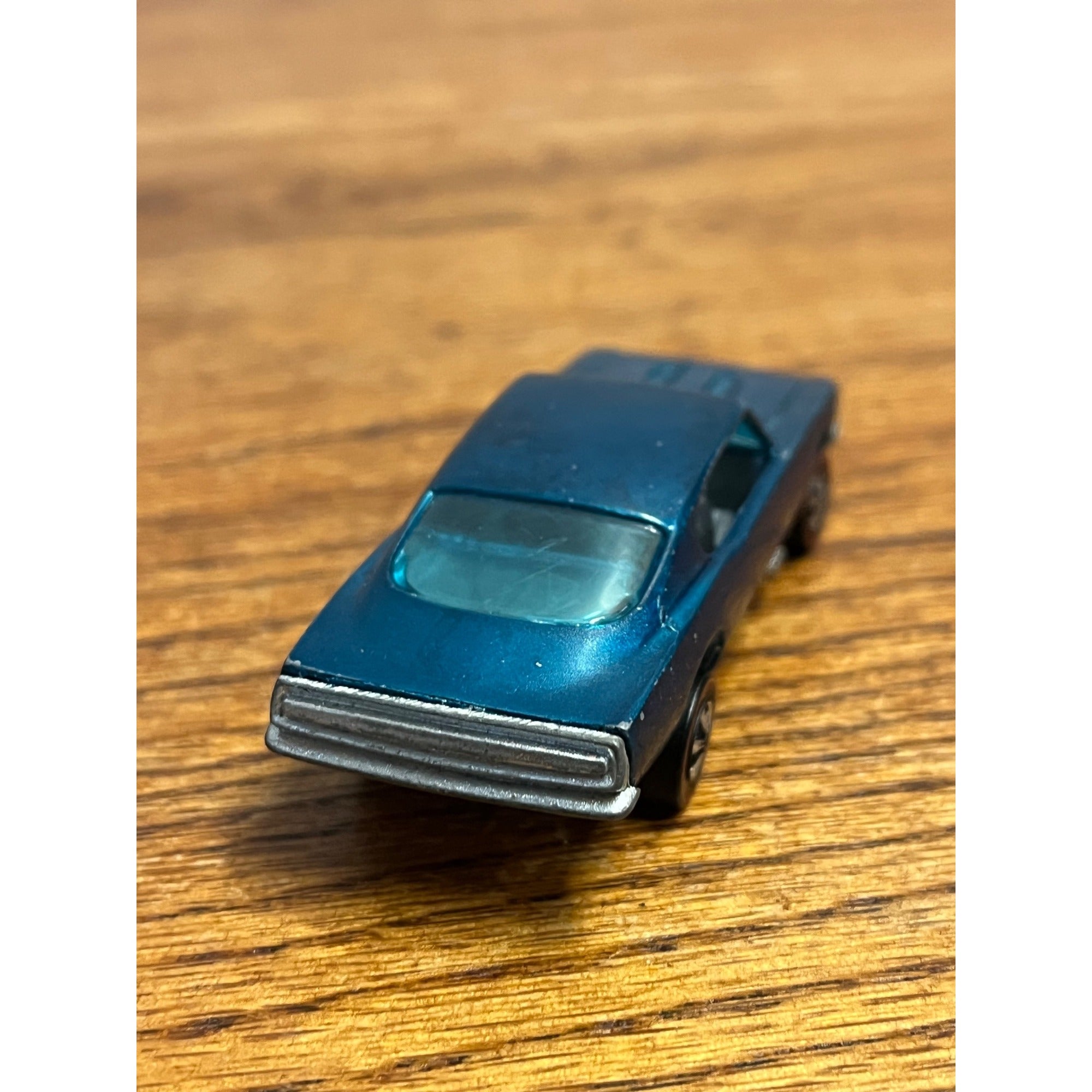 Vintage 1968 Hot Wheels Redlines Custom Barracuda Aqua Teal HK - Very Good