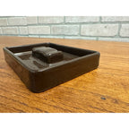 Vintage 1960s Kohler Company Porcelain Brown MCM Mid-Century Ashtray Wisconsin