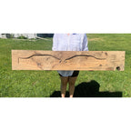 Antique Primitive 19th c. Fish Carved Wooden Pattern for Weathervanes