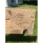 Antique Primitive 19th c. Fish Carved Wooden Pattern for Weathervanes