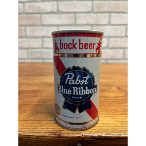 Vintage Pabst Blue Ribbon BOCK BEER 12oz Beer Can Flat Top Milwaukee Wis