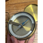 Antique 1880s Gurley Miner's Dip Needle Compass w/Original Leather Pouch Mining