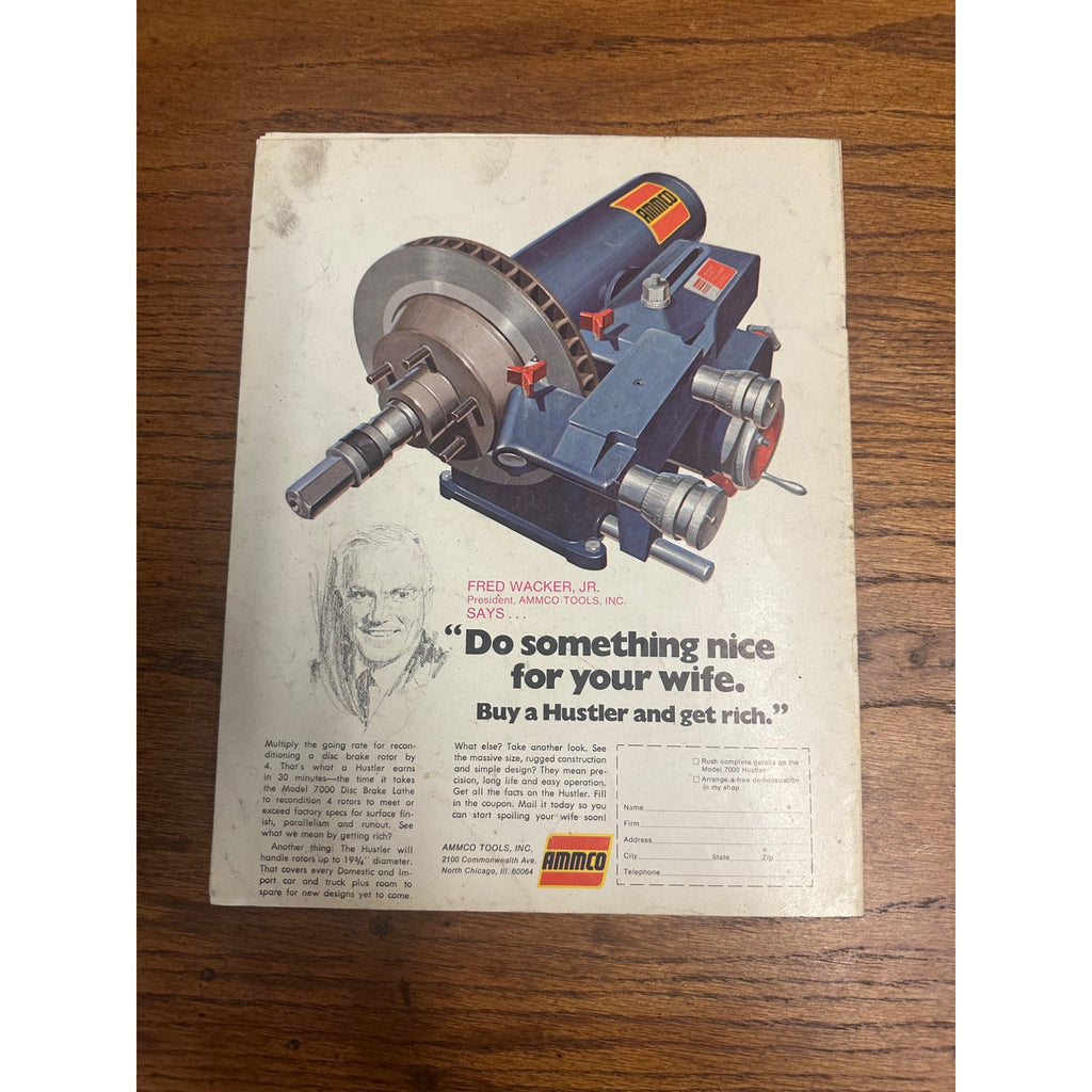 1974 Governor's Cup 250 Mile Race National Championship Souvenir Program Wisconsin