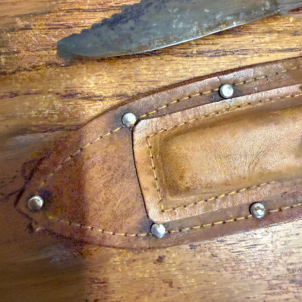 Vintage Utica Sportsman fixed Blade Hunting Knife & Sheath