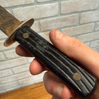 Vintage Utica Sportsman fixed Blade Hunting Knife & Sheath