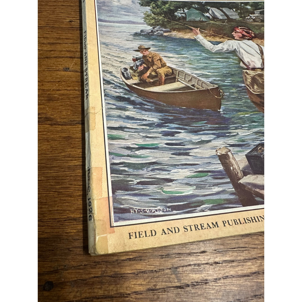Vintage Field & Stream Outdoorsman Magazine (June 1926) No 2 Hunting Fishing