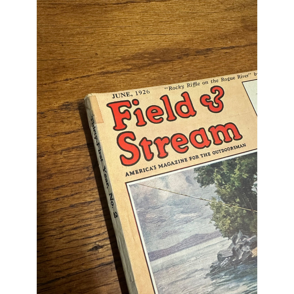 Vintage Field & Stream Outdoorsman Magazine (June 1926) No 2 Hunting Fishing