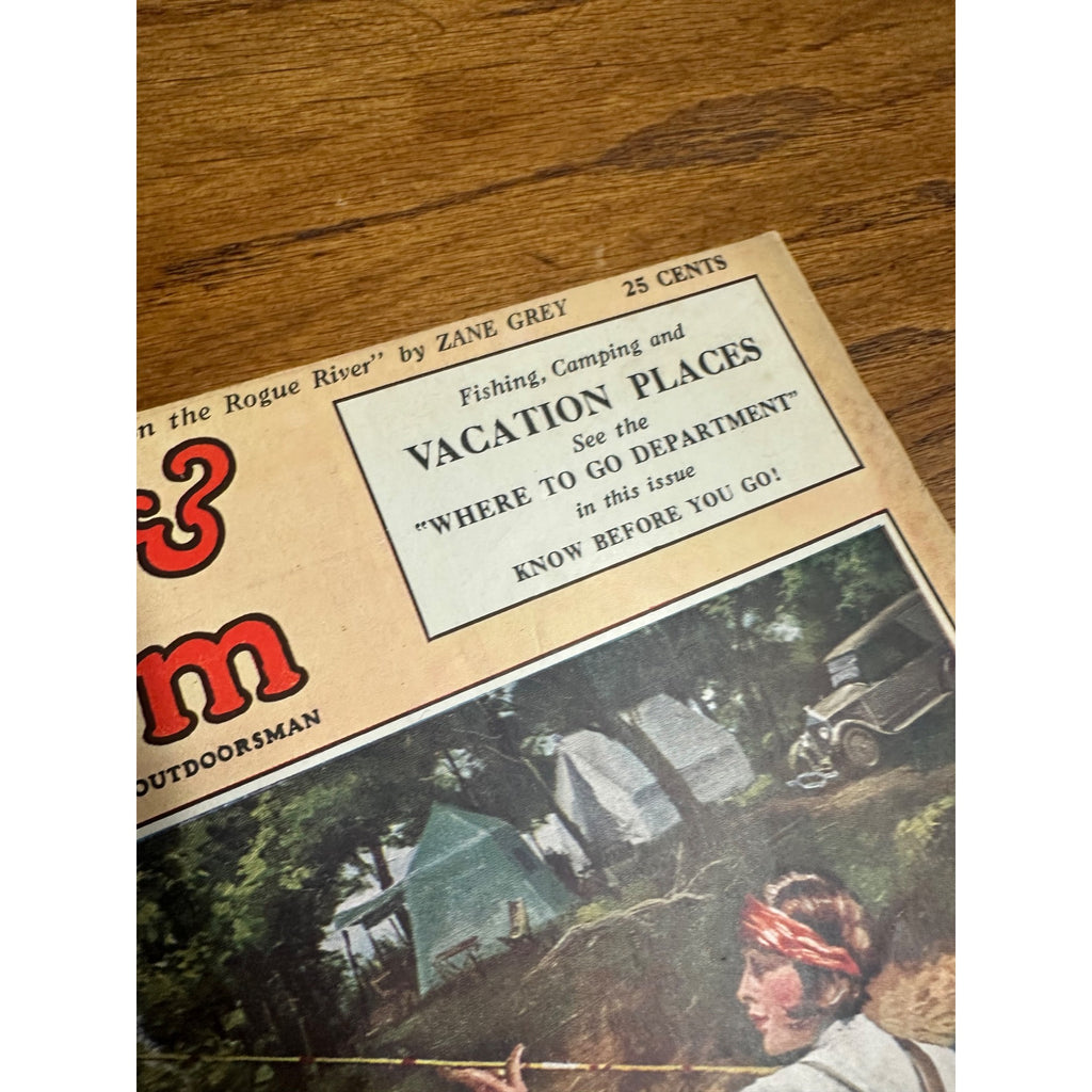 Vintage Field & Stream Outdoorsman Magazine (June 1926) No 2 Hunting Fishing